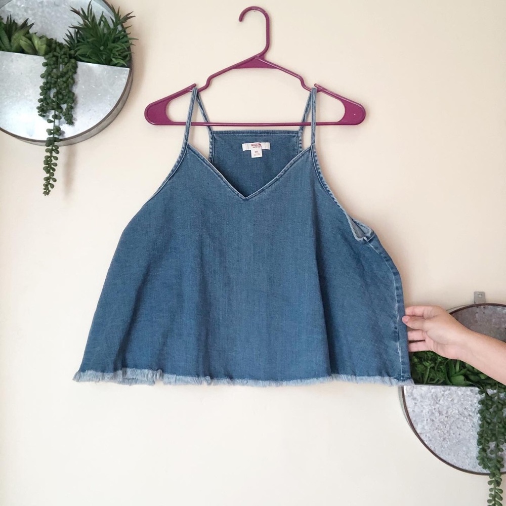Mossimo Cropped Denim Tank